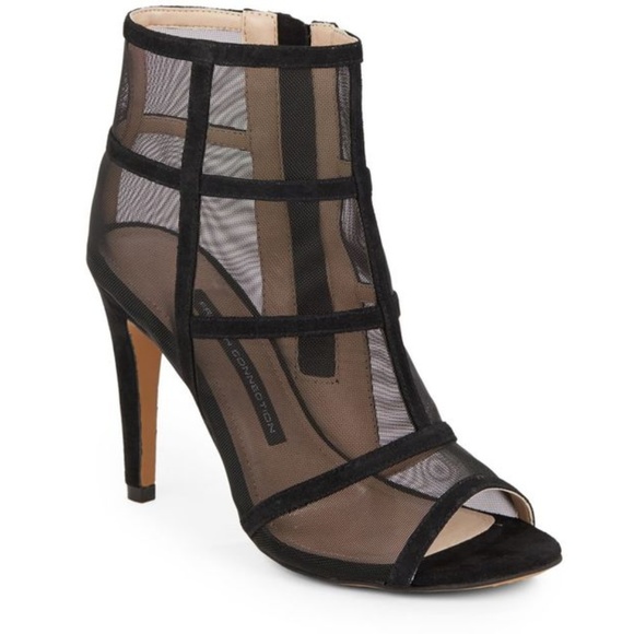 Last  1!  NWT FRENCH CONNECTION Mesh Cage Shooties - Picture 3 of 6